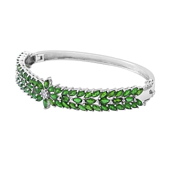 https://tjcuk.sirv.com/Products/71/4/7141111/Natural-Chrome-Diopside-and-Natural-Cambodian-Zircon-Bangle-(Size-7.5)_7141111_2.jpg?w=342&h=342