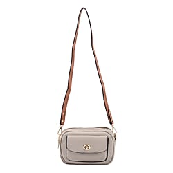 PASSAGE Crossbody Bag with Detachable Long Strap - Off White