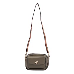 PASSAGE Crossbody Bag with Detachable Long Strap - Off White
