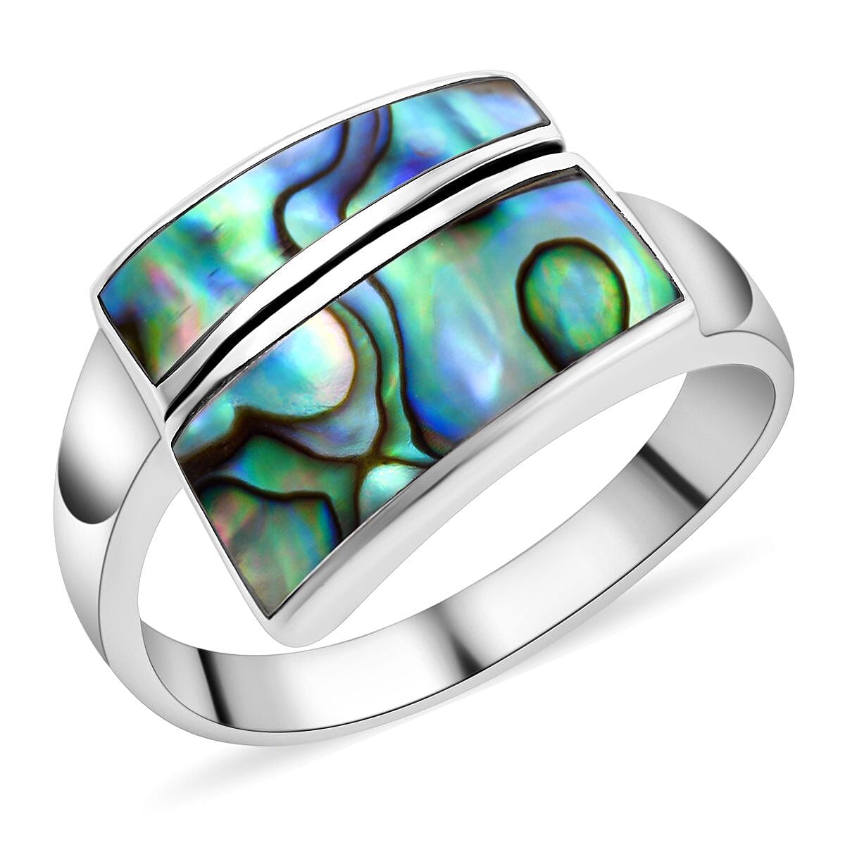 Royal Bali CULTURAL FLAIR Collection - Abalone Shell Ring in Sterling Silver