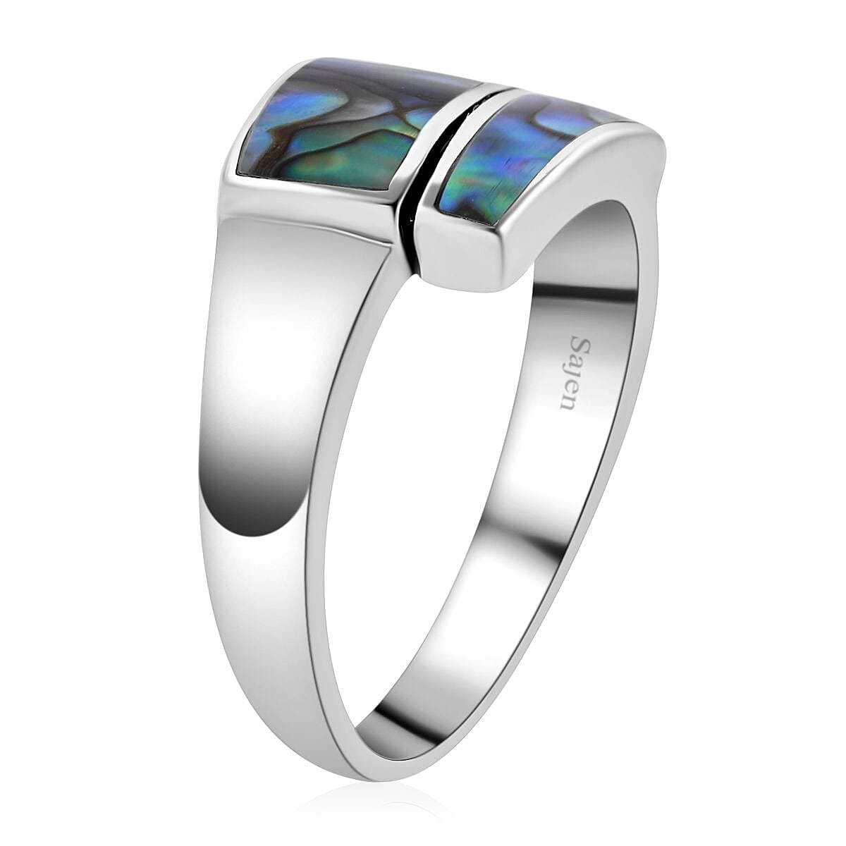 Royal Bali CULTURAL FLAIR Collection - Abalone Shell Ring in Sterling Silver