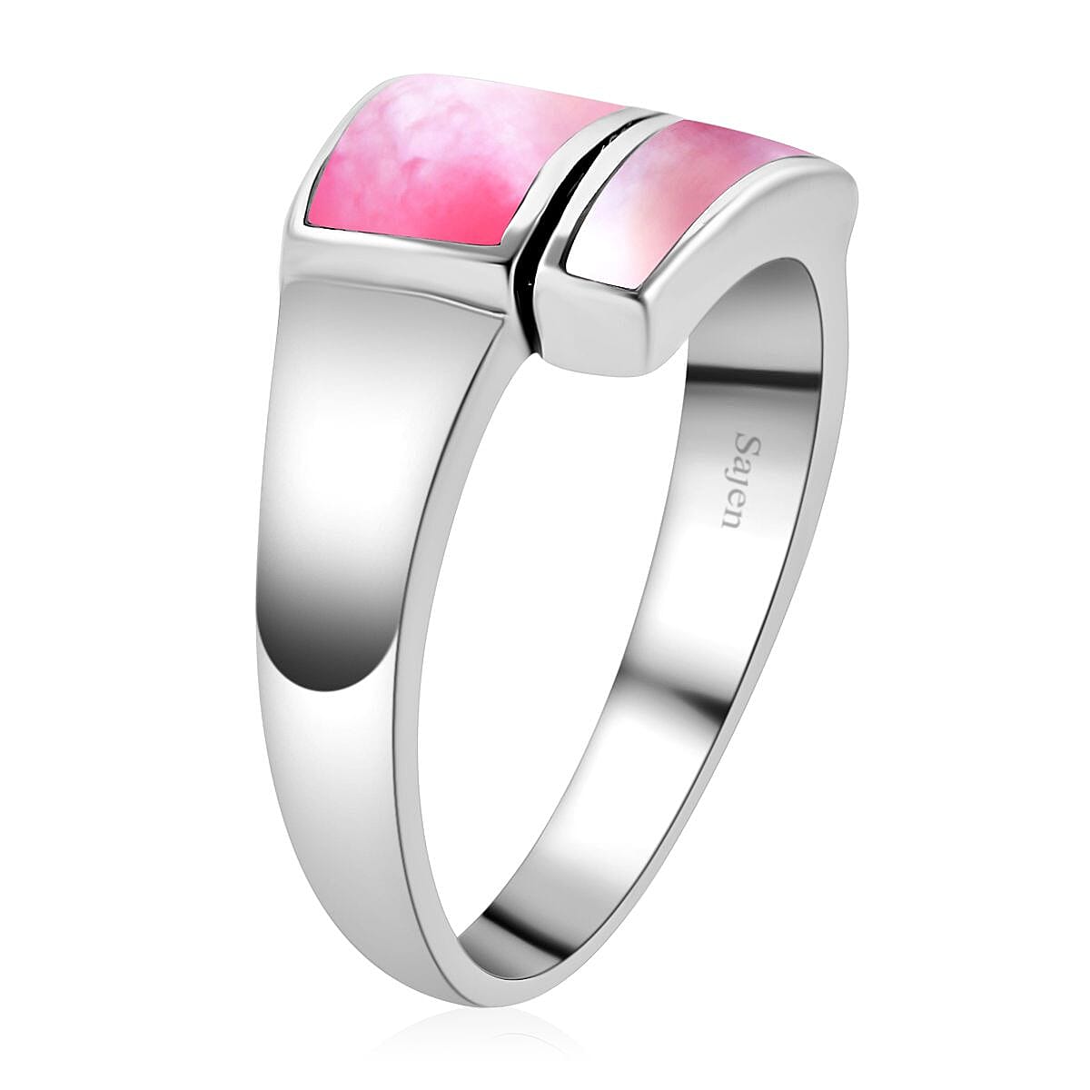 Royal Bali CULTURAL FLAIR Collection - Pink Shell Pearl Ring in Sterling Silver