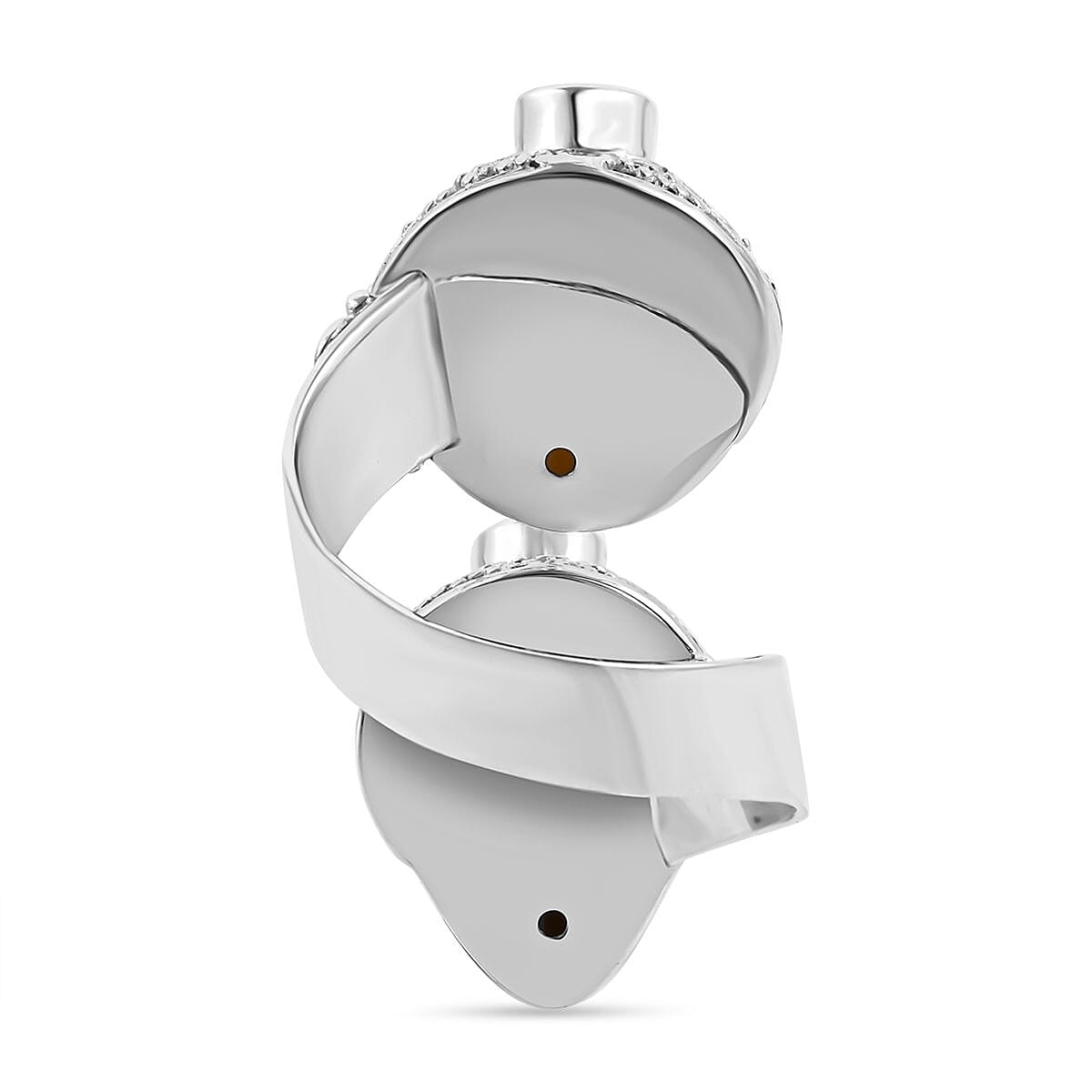 Royal Bali Princess Collection - Ox Bone and Rhodolite Garnet Ring in Sterling Silver, Silver Wt 12.00 Gms