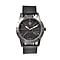 Queens Platinum Jubilee Edition- STRADA Japanese Movement Water Resistant Watch with Stainless Steel Mesh Band - Black