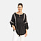 TAMSY Embroidered Top (Size L, 16-18) - Black