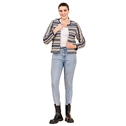 TAMSY Printed Jacket - Navy