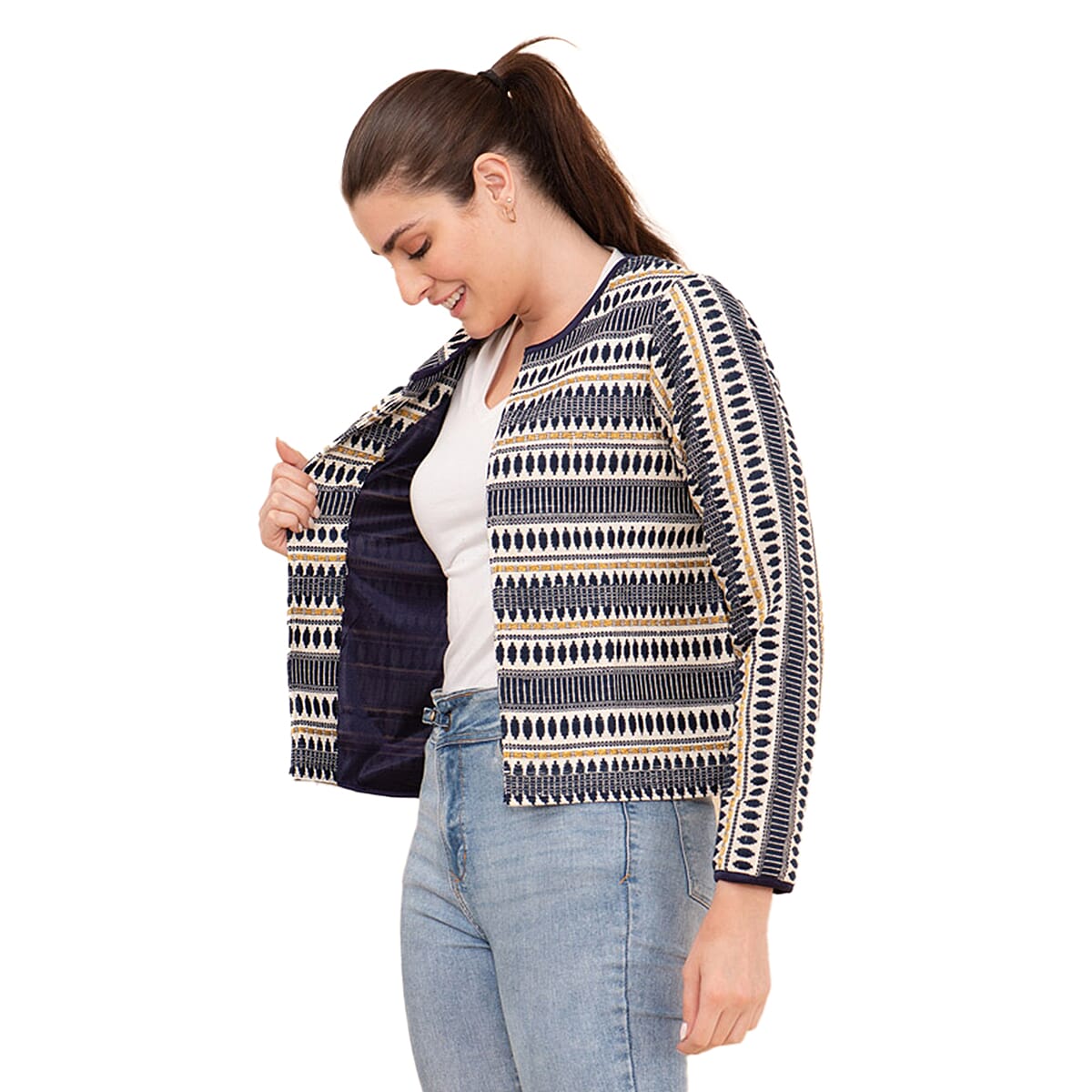 TAMSY Printed Jacket - Black