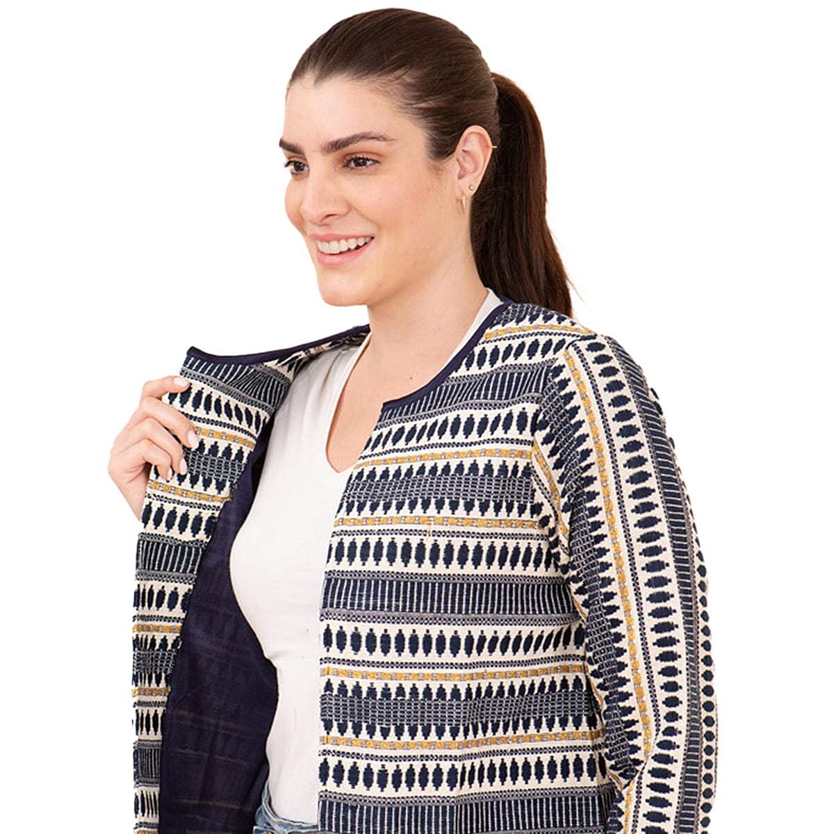 TAMSY Printed Jacket - Black