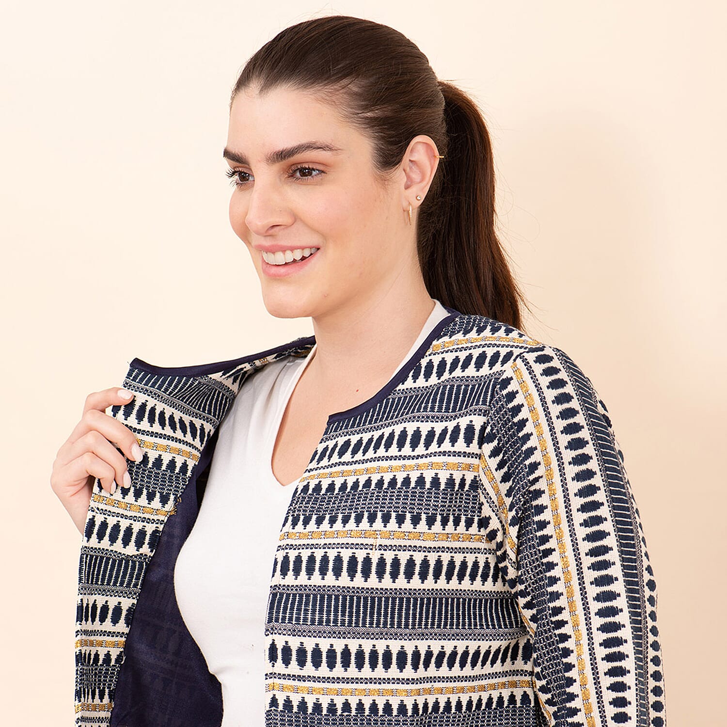 TAMSY Printed Jacket - Black