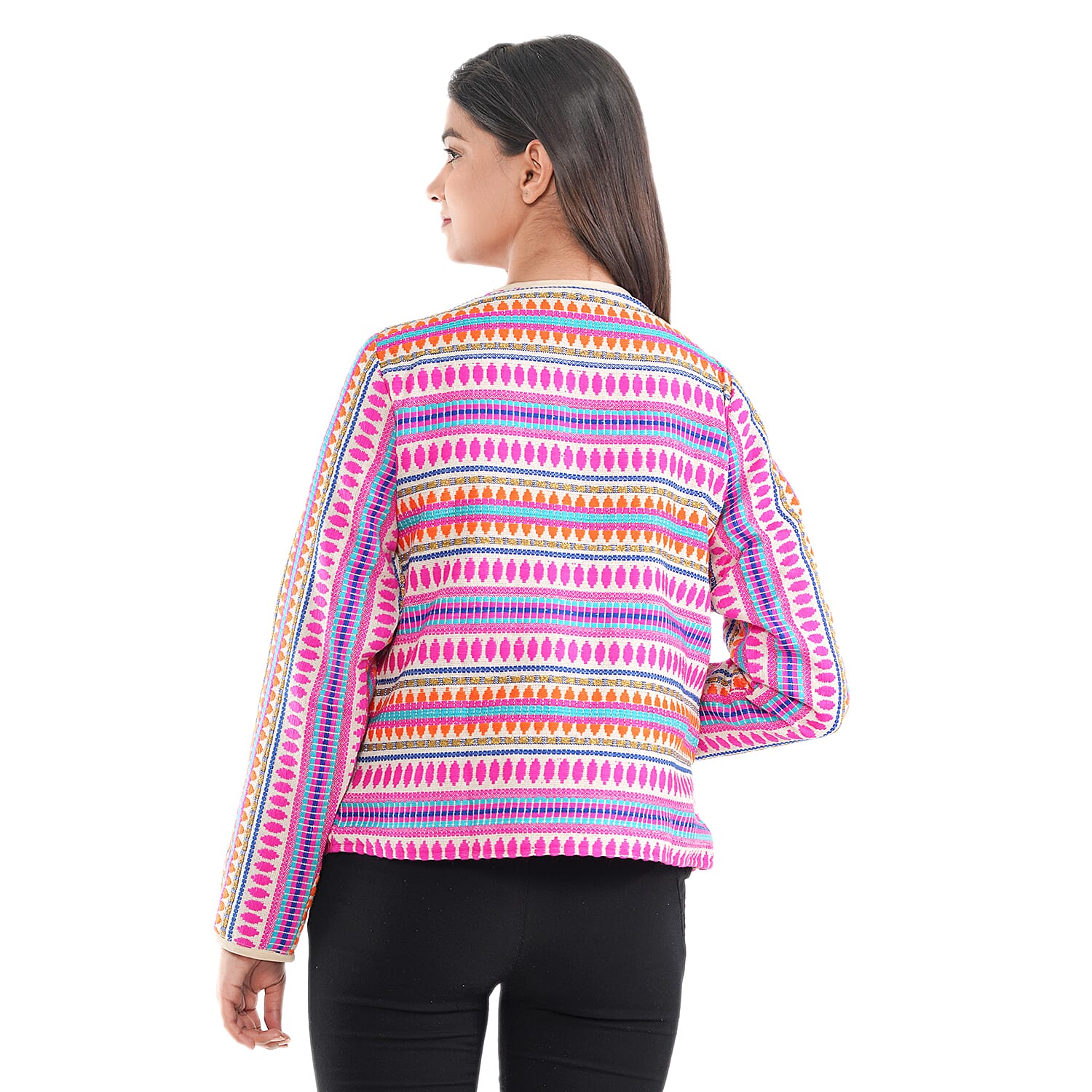 TAMSY Printed Jacket - Black