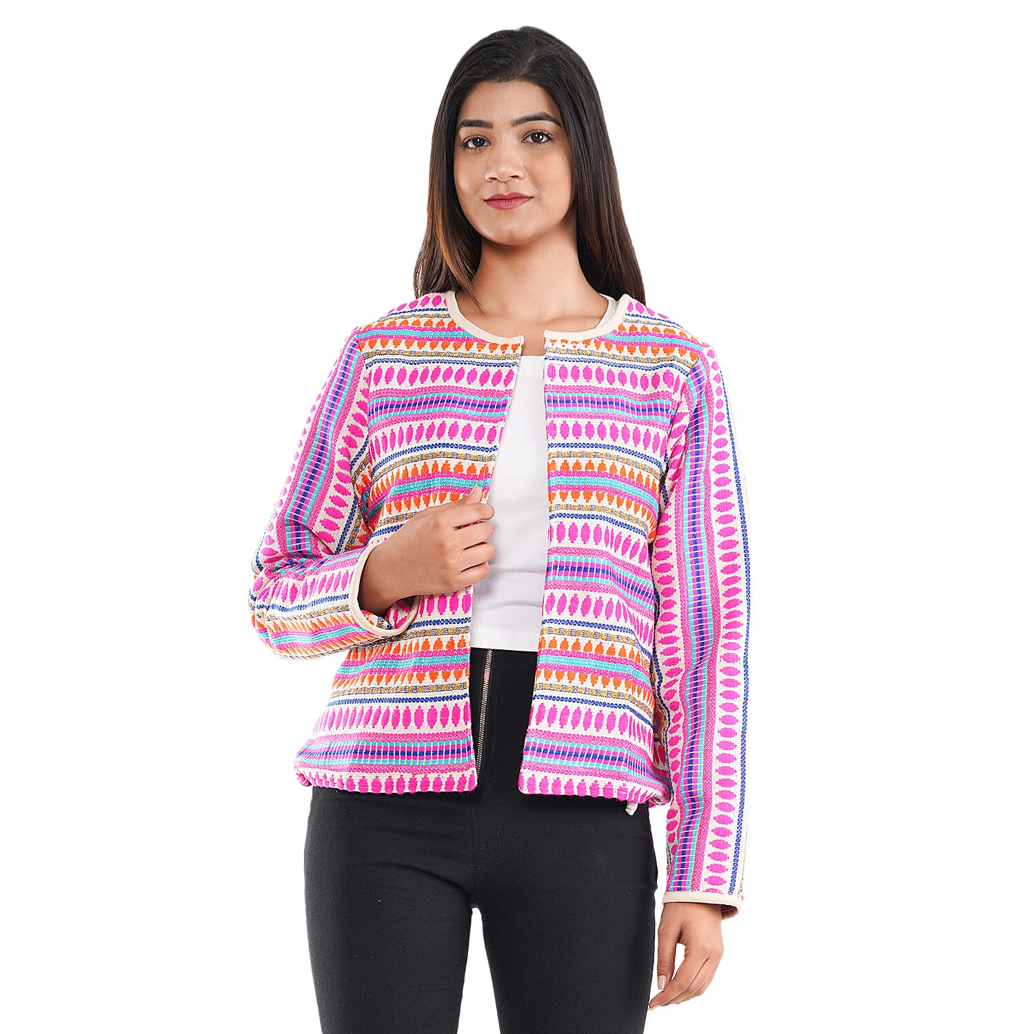 TAMSY Printed Jacket - Black