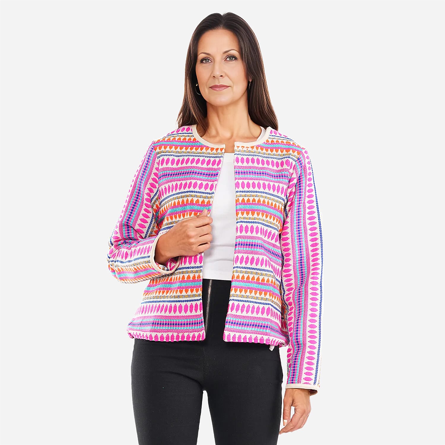 TAMSY Printed Jacket - Black