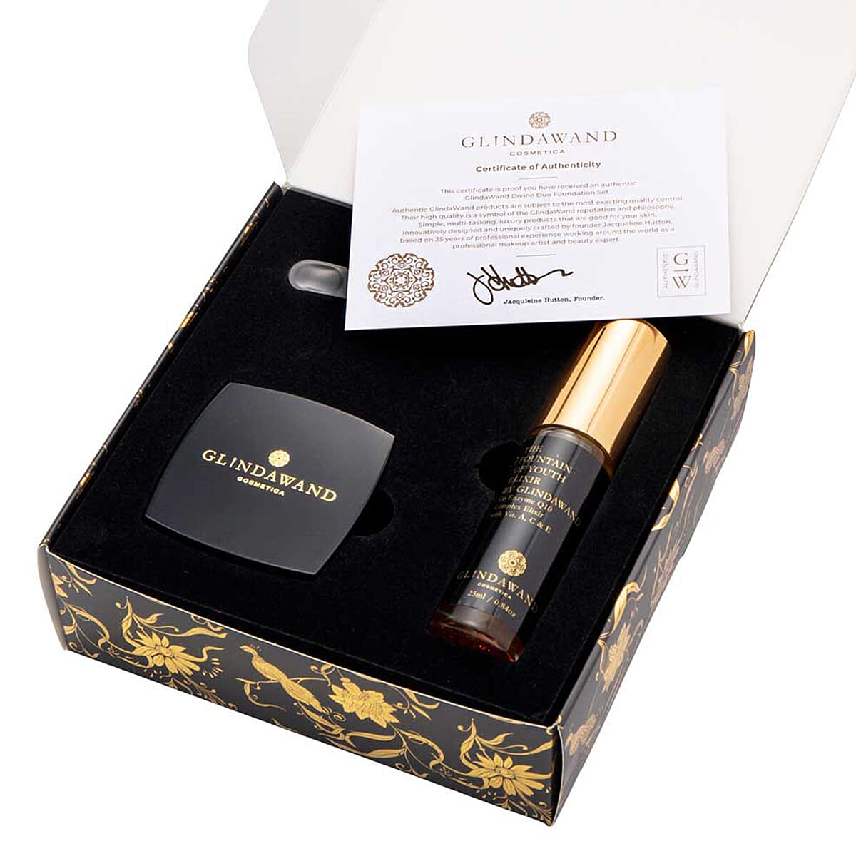Glindawand- Duo Gift Box (Incl. Fountain of Youth Elixir - 25ml & Divinity Foundation - 10G) - French Beige