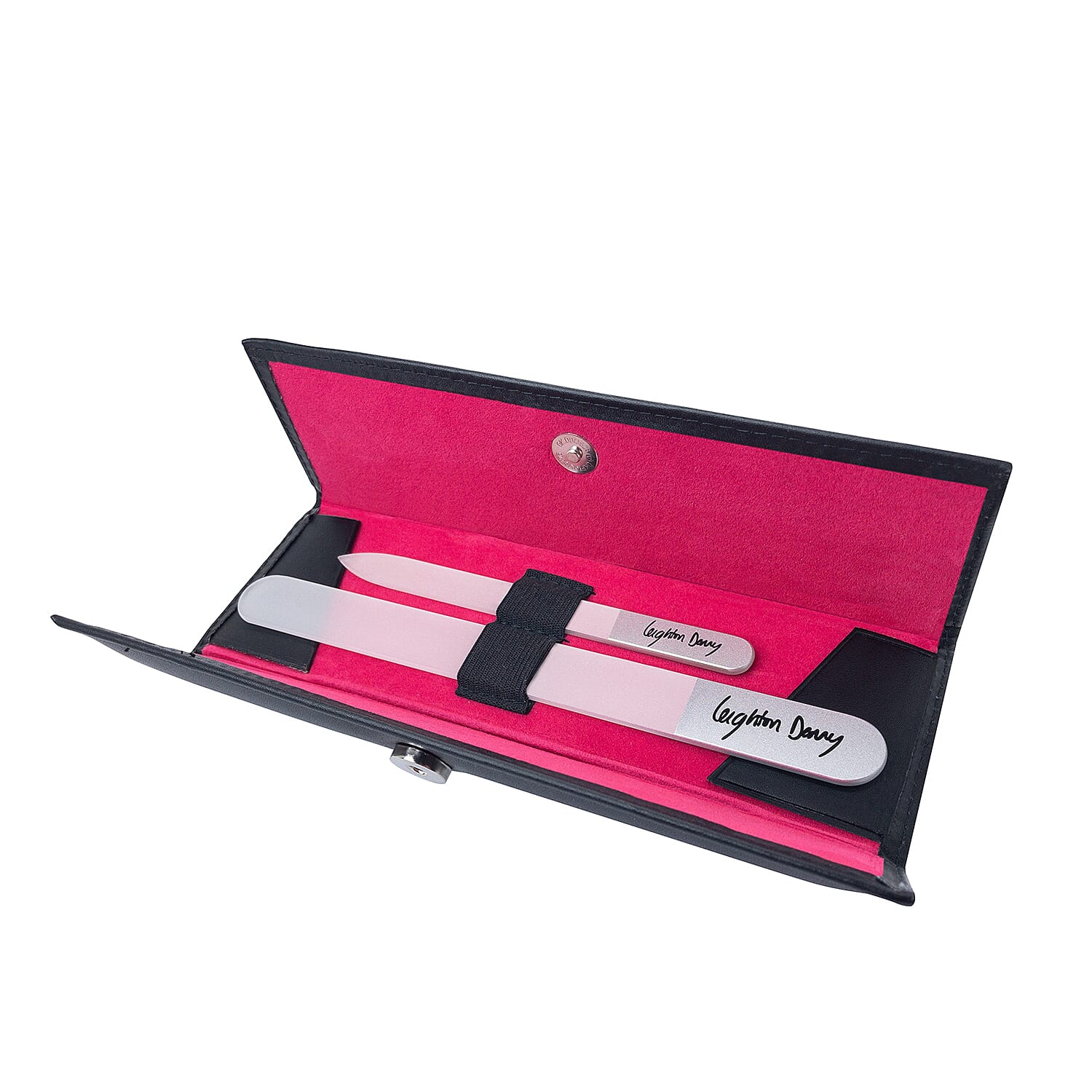 Leighton Denny - Antibacterial Nail File Duo S-L in Wallet