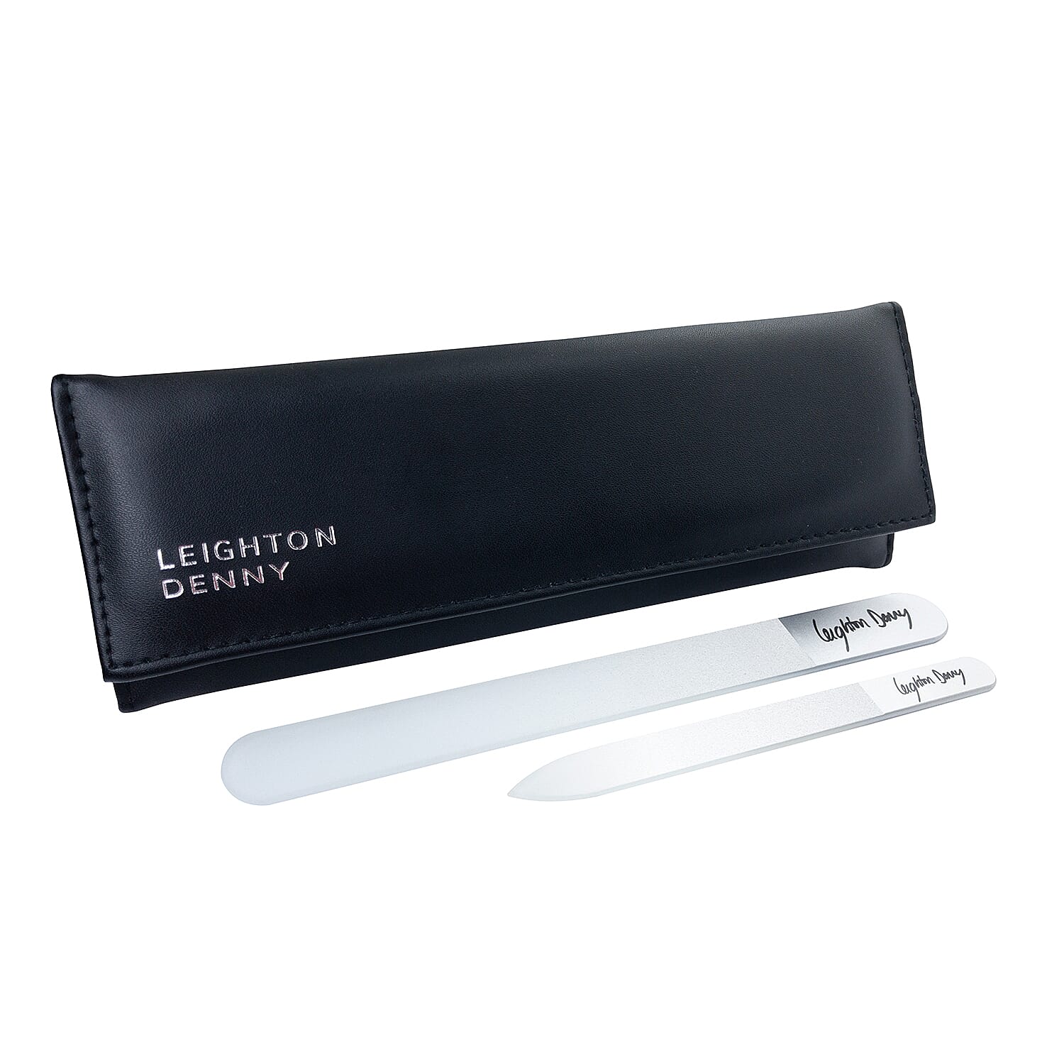 Leighton Denny - Antibacterial Nail File Duo S-L in Wallet