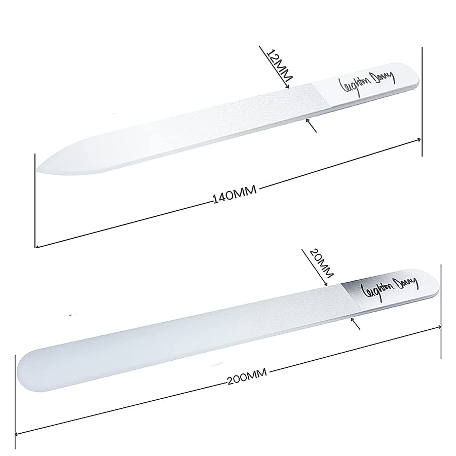 Leighton Denny - Antibacterial Nail File Duo S-L in Wallet