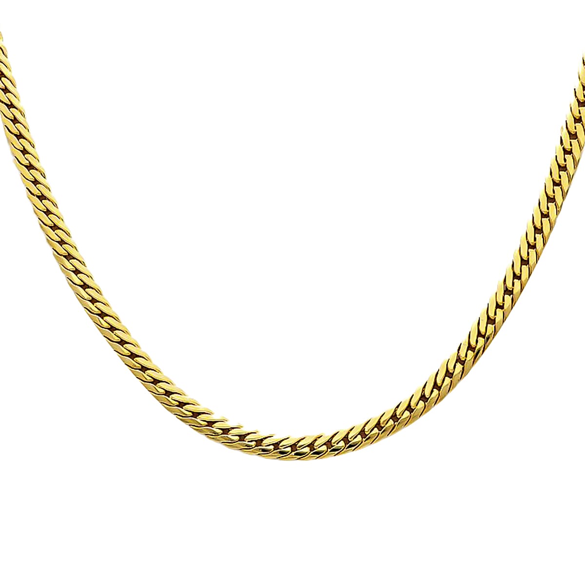 Maestro Collection- 9K Yellow Gold Cuban Necklace (Size - 19.5), Gold Wt. 16 Gms