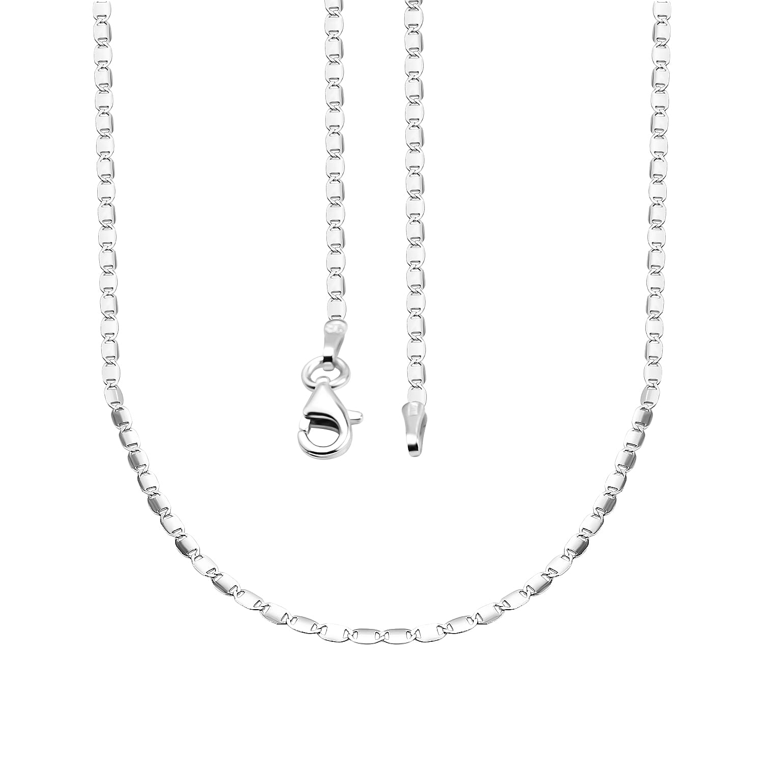 Sterling Silver Cable Link Chain - (Size - 18) - 7148778 - TJC