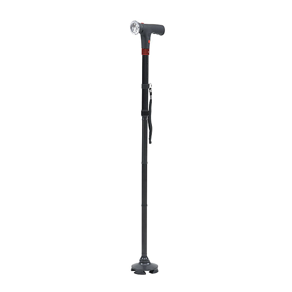 Foldable Smart Walking Cane with LED Light (2 AAA battery,not