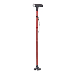 Foldable Smart Walking Cane with LED Light (2 AAA battery,not included) - Black