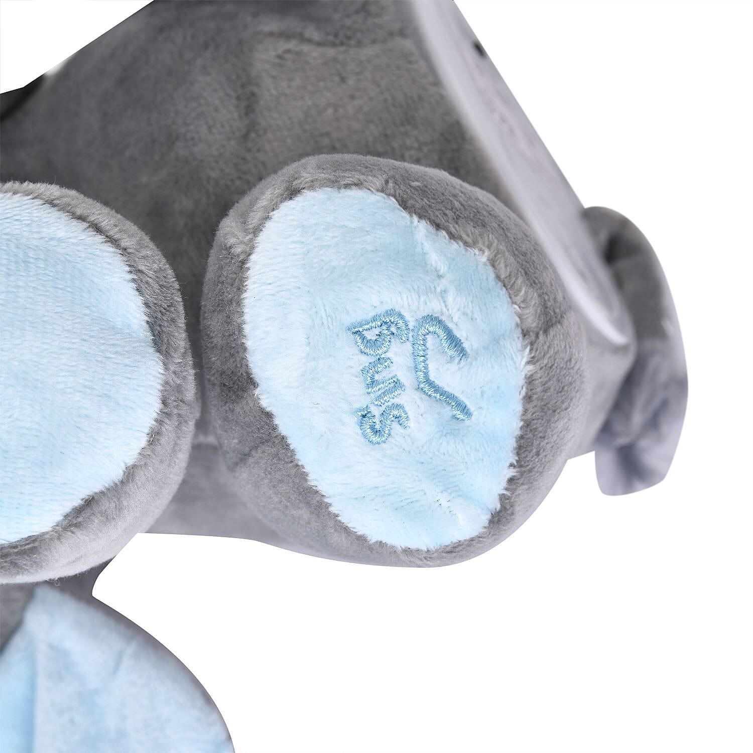 Peekaboo - Interactive Elephant Musical Stuffed Toy with Floppy Moving Ears - Blue