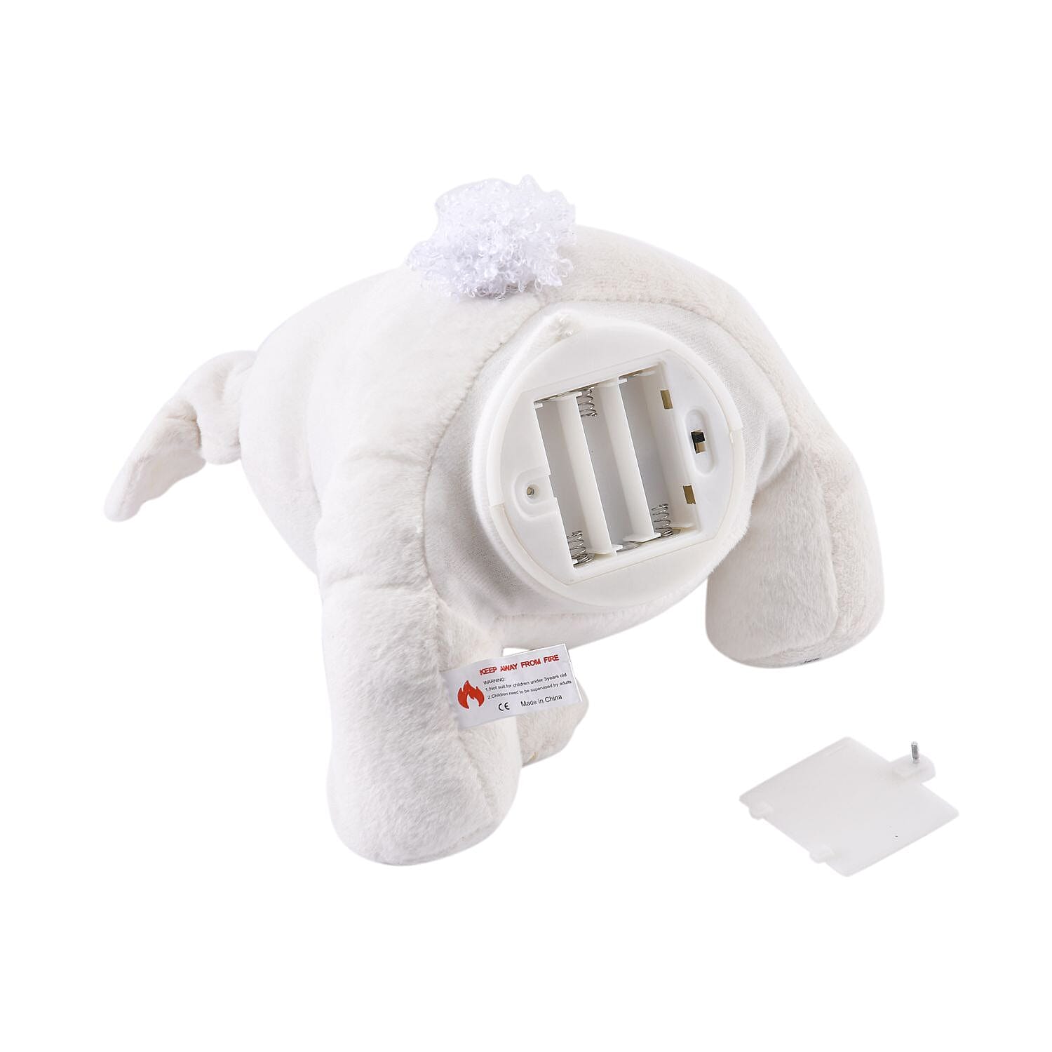 Peekaboo - Interactive Rabbit Musical Stuffed Toy with Floppy Moving Ears - Requires 3 AA Batteries (not included)