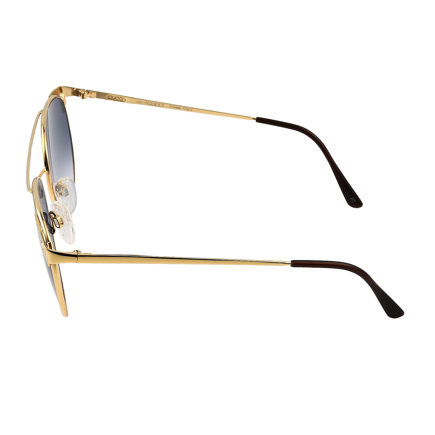 Gucci Aviator Sunglasses with UV400 Blue Lenses - Blue