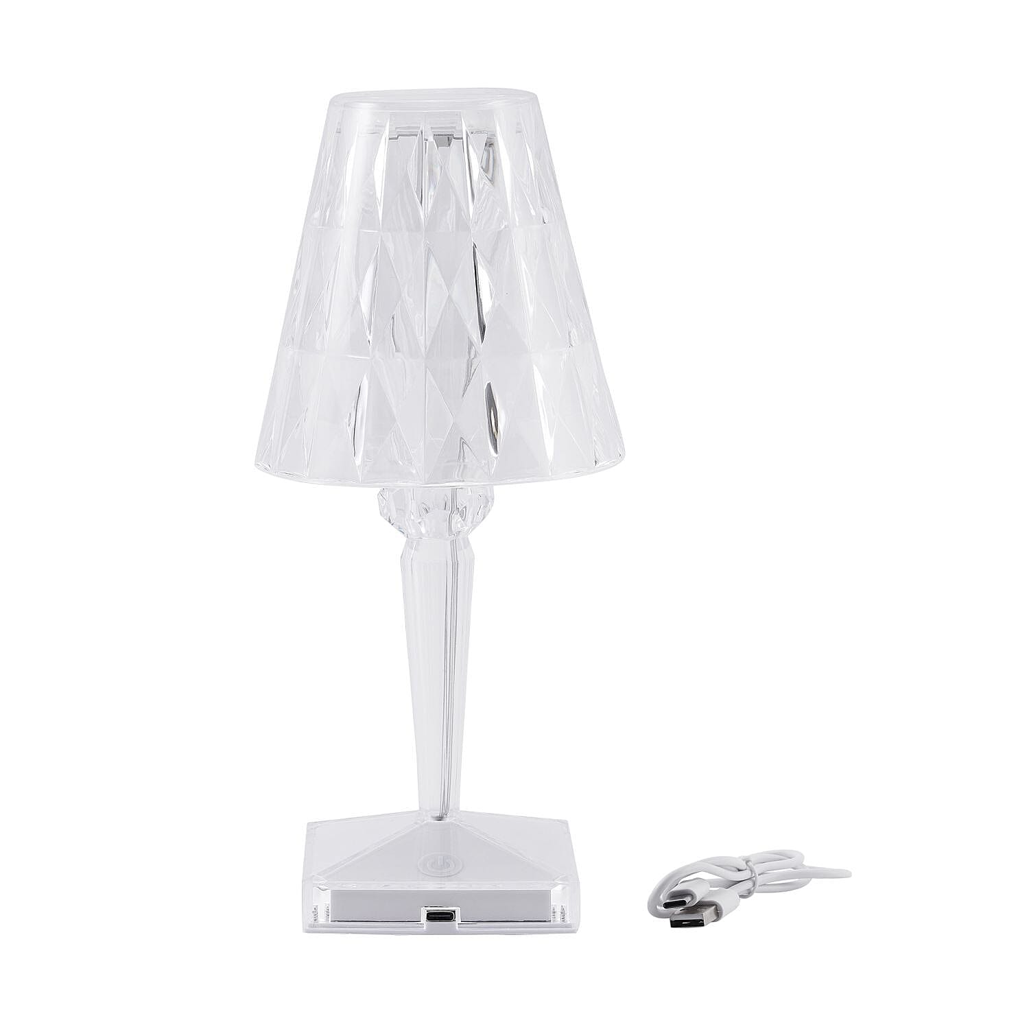 Touch-Control-Crystal-Table-Lamp-(Size-14x14x28-Cm)-Clear