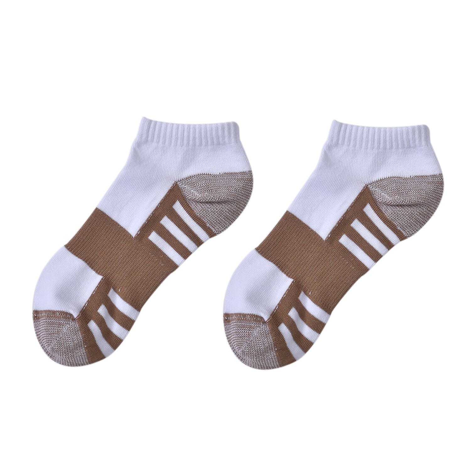 Set of 4 Pair Copper Infused Socks - Multi
