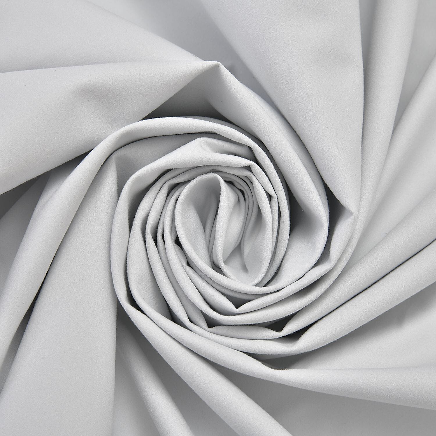  Homesmart Polyester Solid Curtain and Blind (Size 132x1 cm) - Camel & Gray