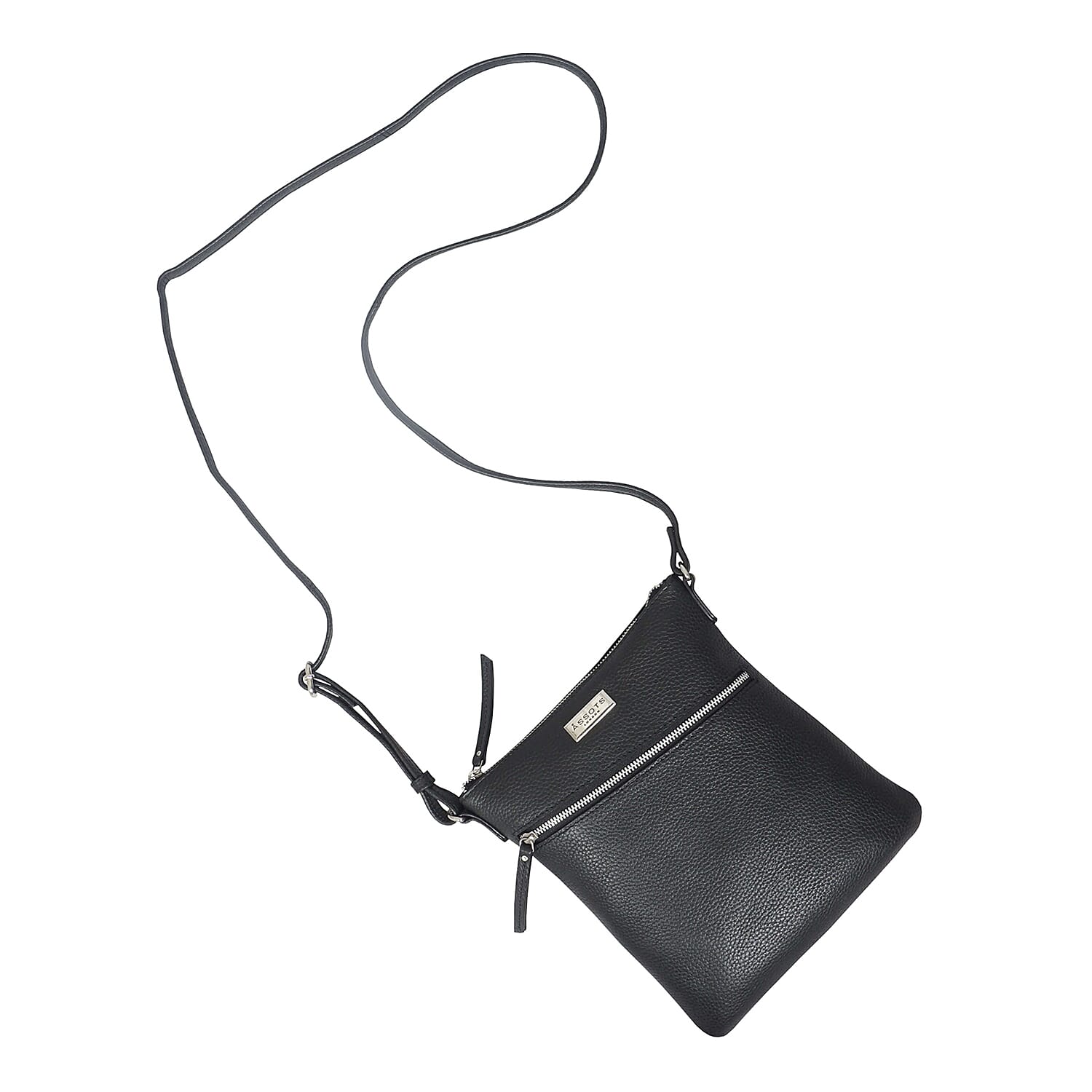 Genuine Leather Tote Bag - Black