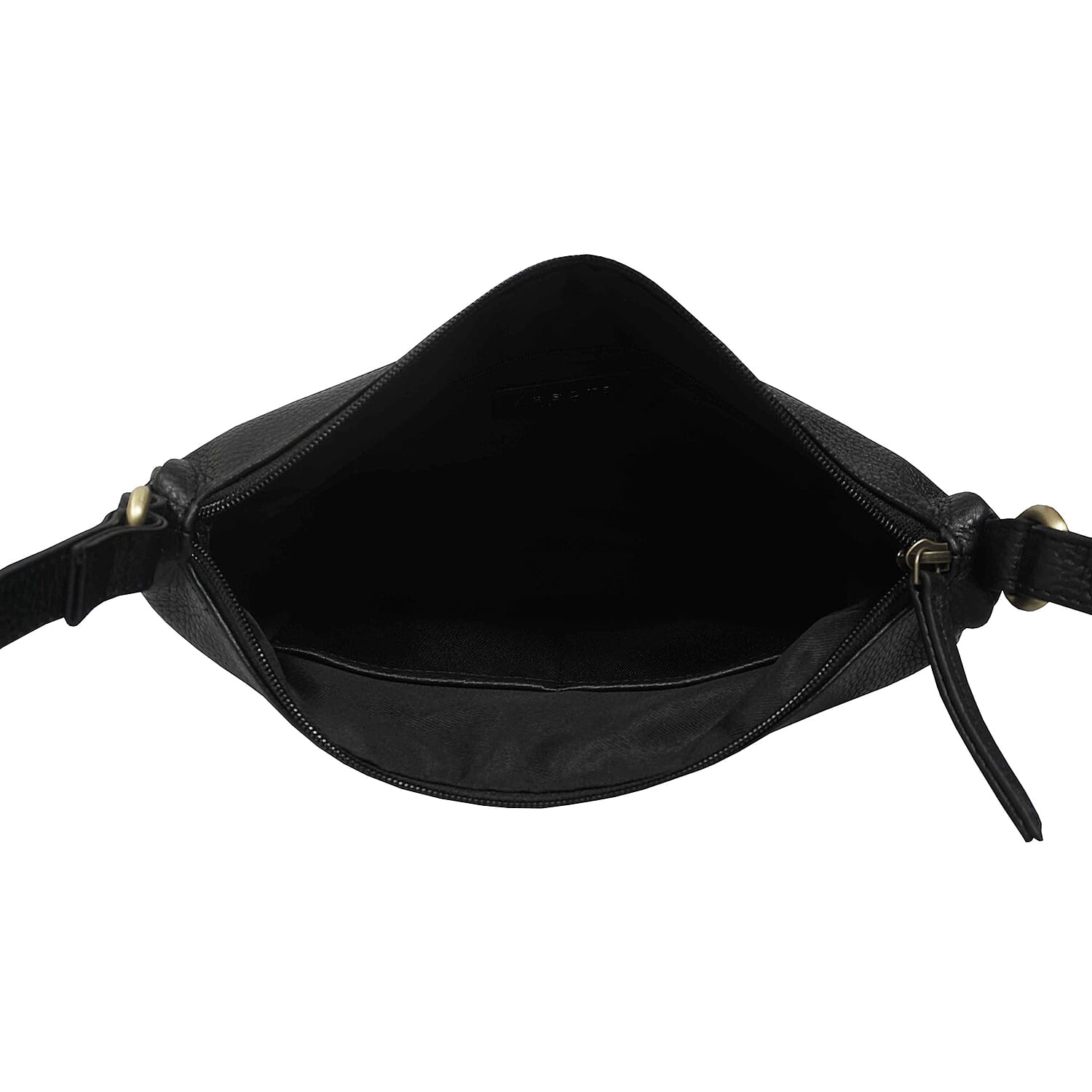 Assots London -Genuine Leather Mardi Black Pebble Grain Tote Bag