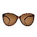 Women Scratch Resistant Animal Print Sunglasses with Ultra Violet Sunray Protection - Brown