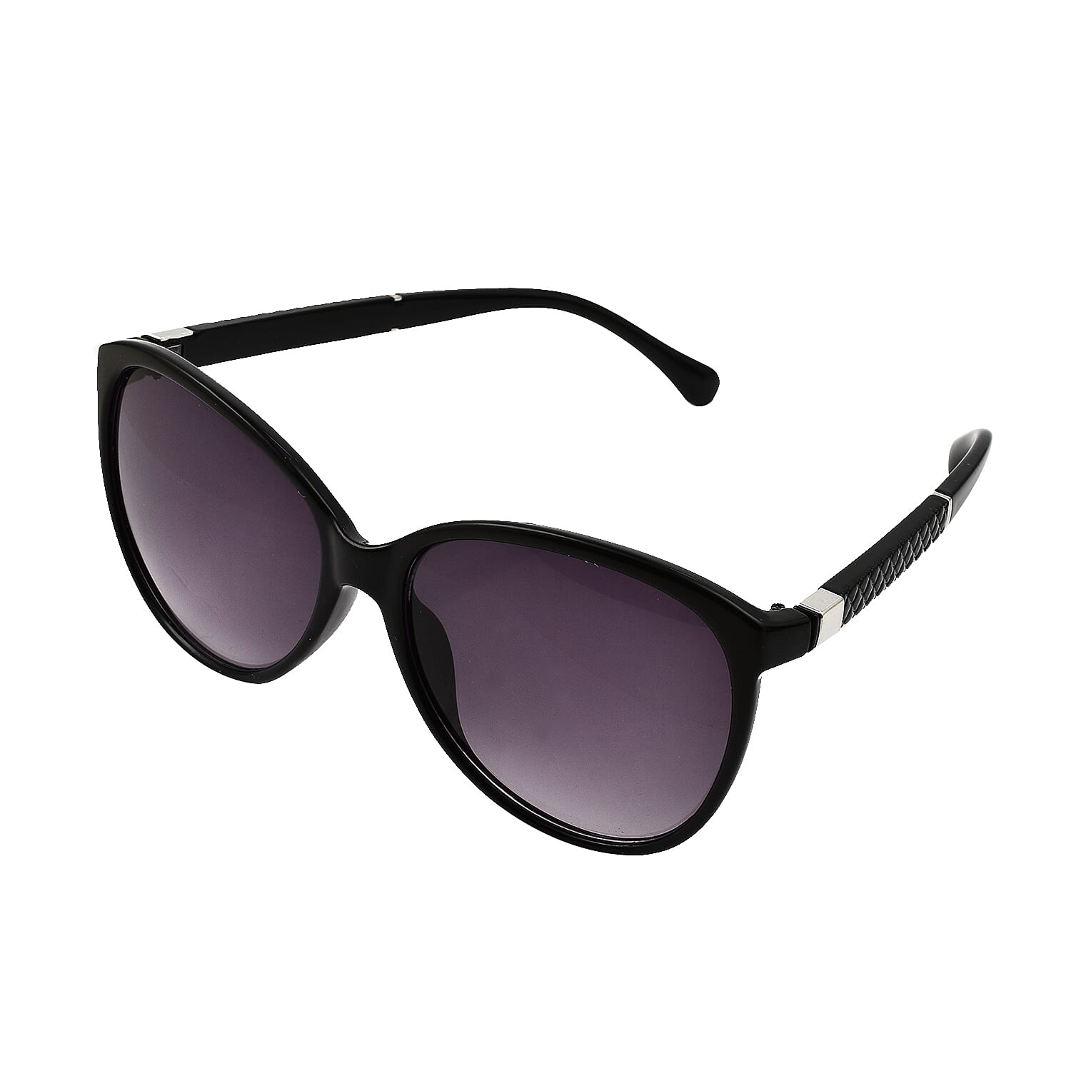 Women Scratch Resistant Sunglasses with Ultra Violet Sunray Protection - Black