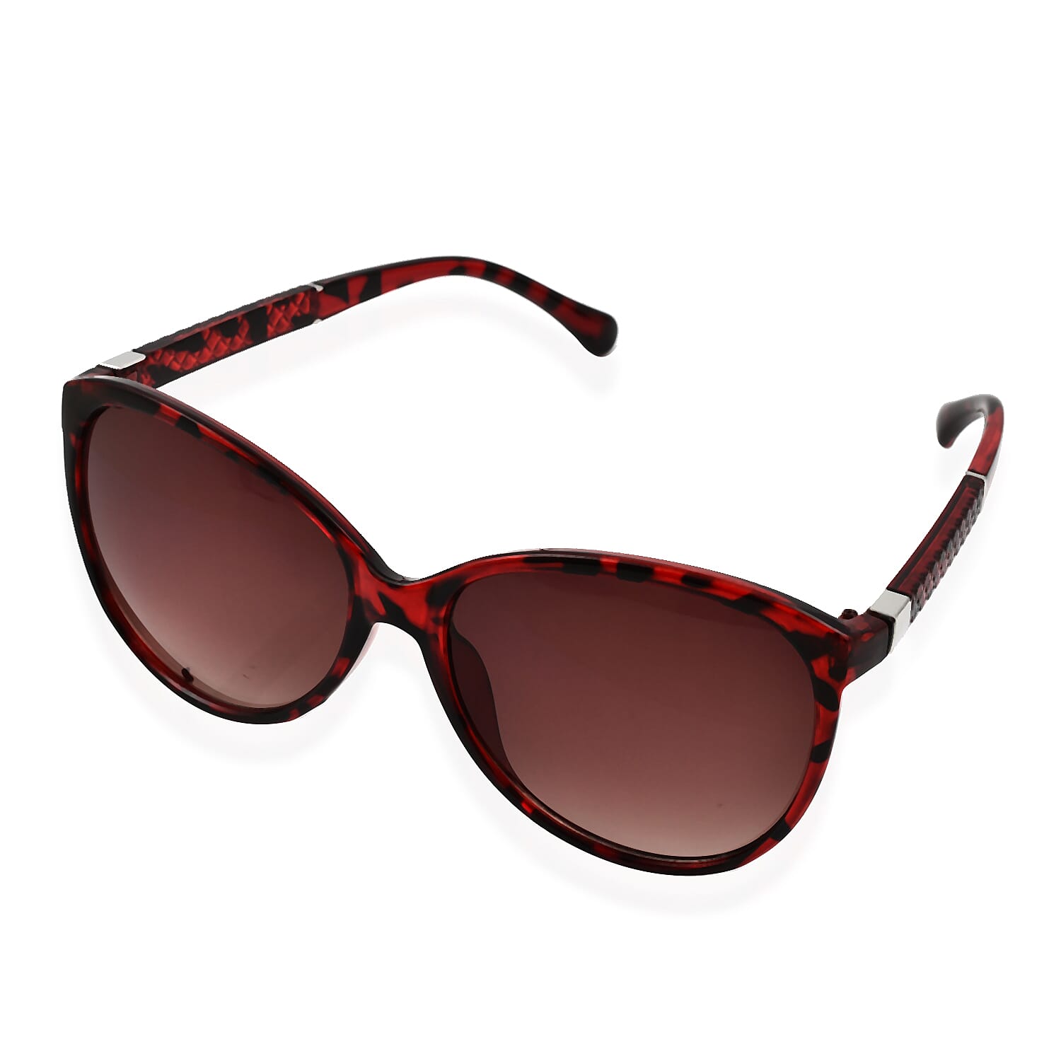 Women Scratch Resistant Animal Print Sunglasses with Ultra Violet Sun Ray Protection - Tortoise