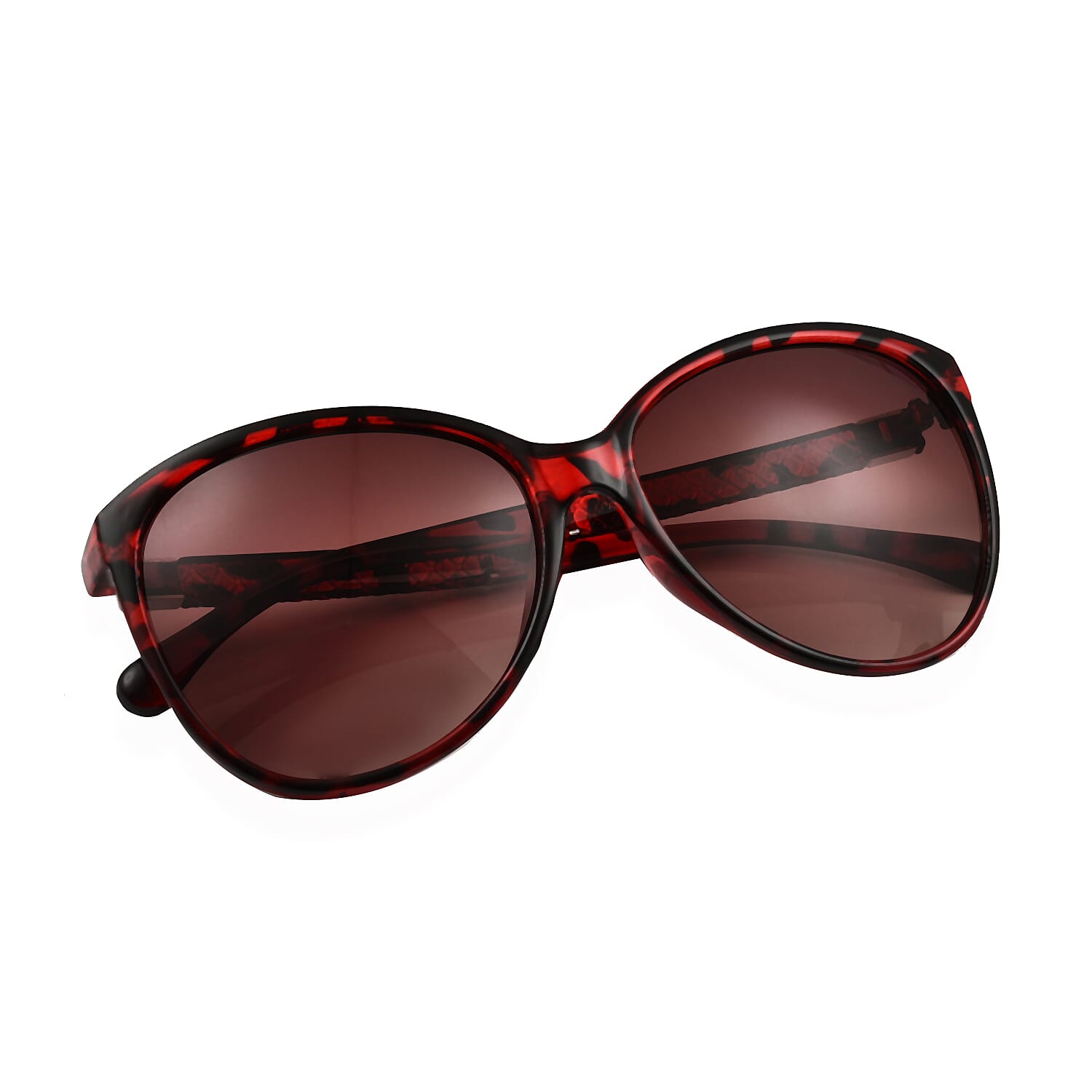 Women Scratch Resistant Animal Print Sunglasses with Ultra Violet Sun Ray Protection - Tortoise