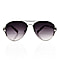 Women Scratch Resistant Animal Print Sunglasses with Ultra Violet Sun Ray Protection - Silver