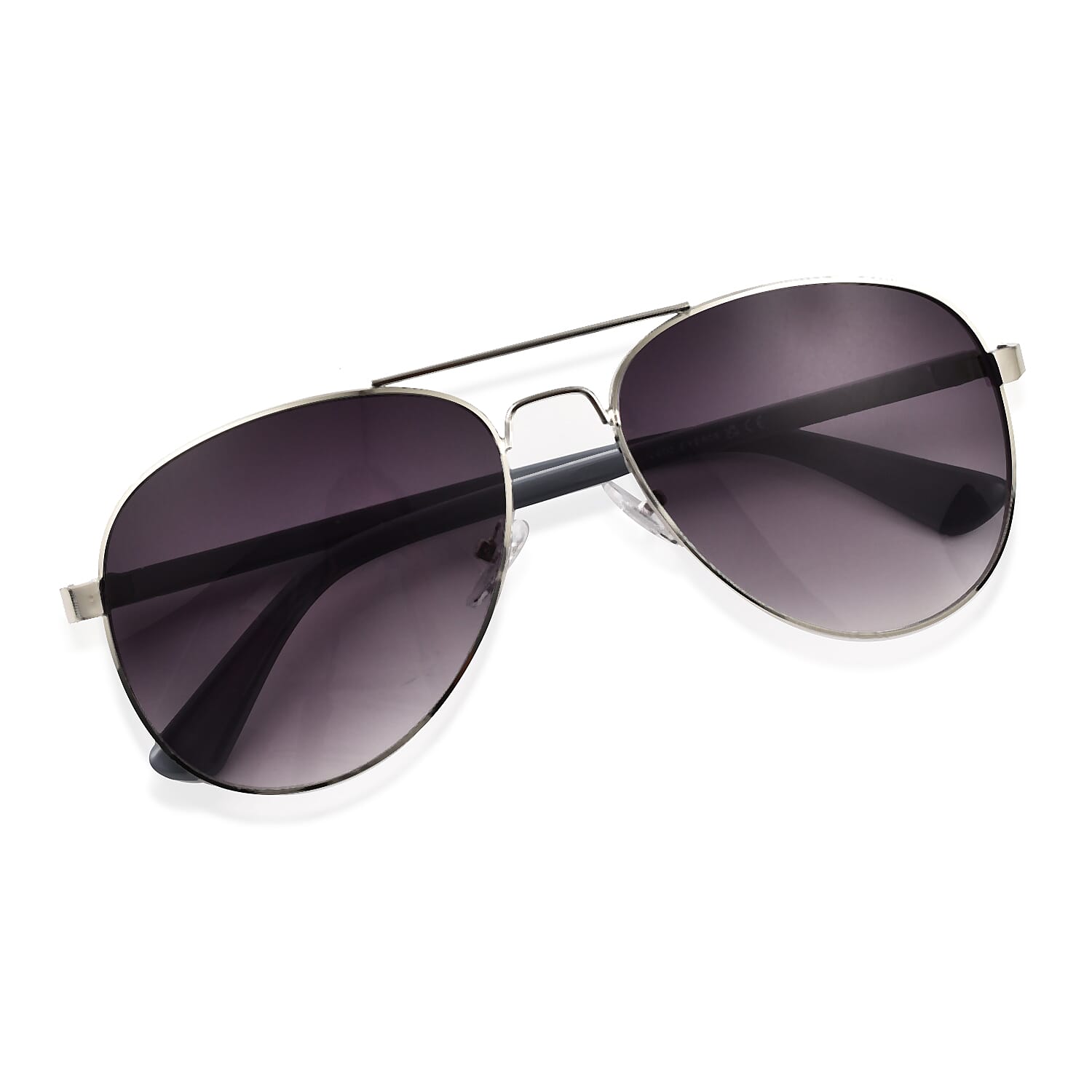Women Scratch Resistant Aviator Sunglasses with Ultra Violet Sun Ray Protection - Grey