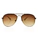 Women Scratch Resistant Aviator Sunglasses with Ultra Violet Sun Ray Protection - White