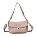 PU Check Crossbody Bag - Pink