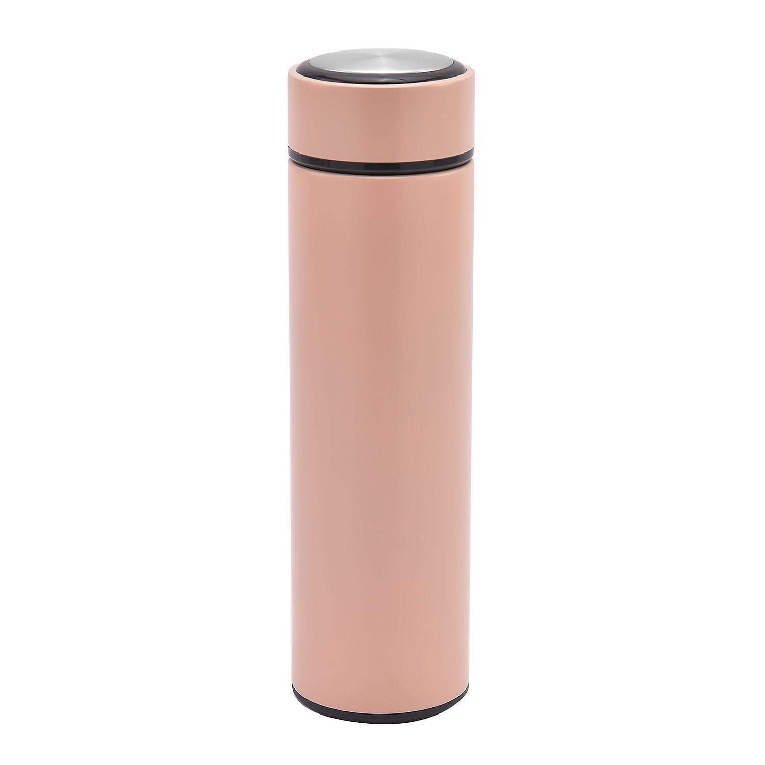 Hot & Cold Thermos Bottles with Tea infuser Vacuum Cup 500ml - Pink