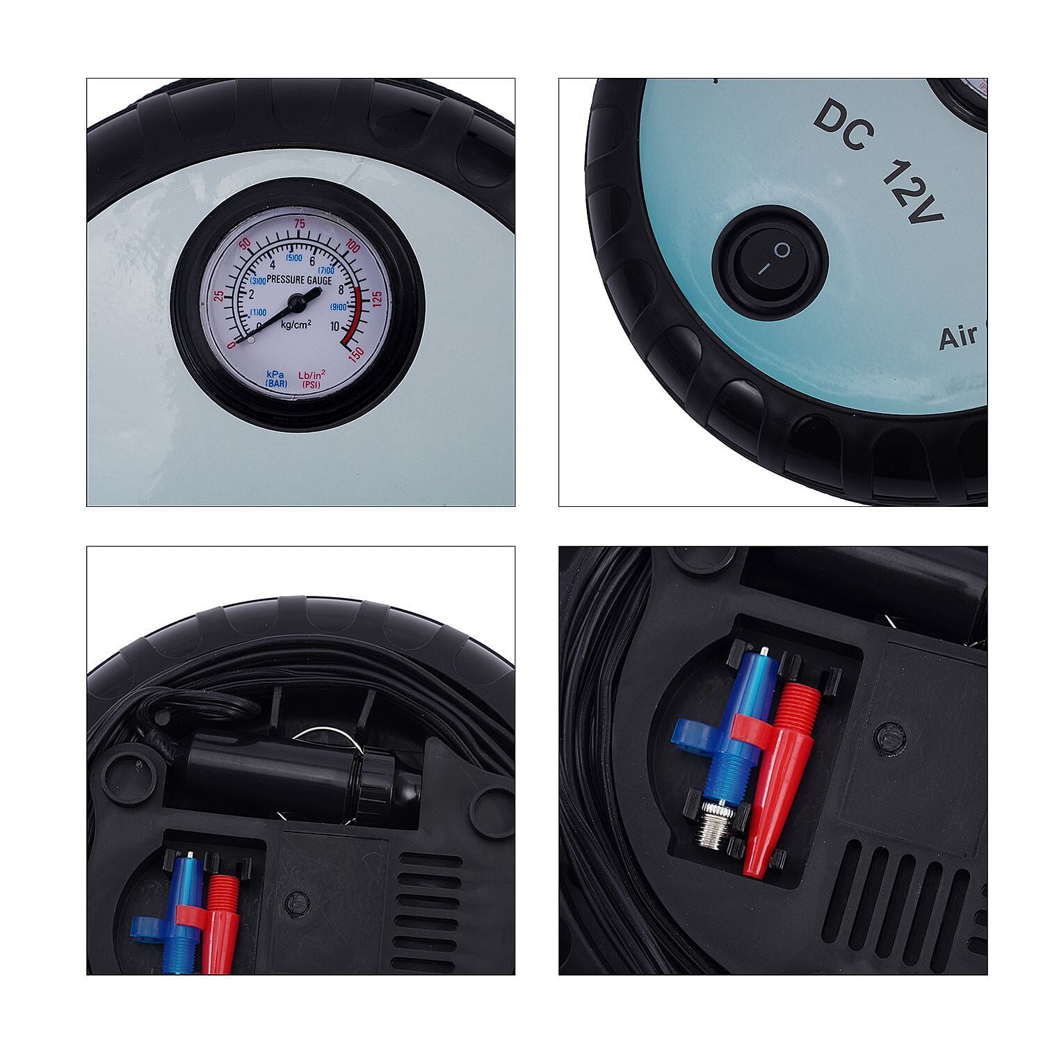 Interior Car Accessories - Blue & White