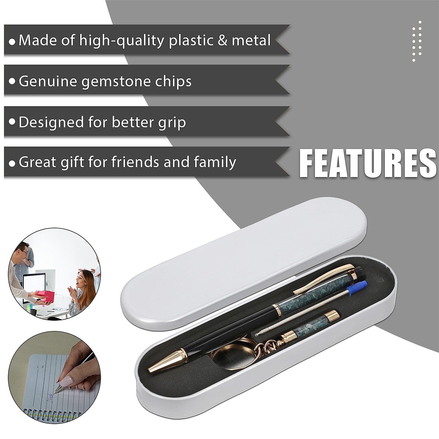 DTA  : Metal  : Pen and Pen : One Size : Black