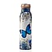 Butterfly Print 100% Leak Proof Copper Bottle (Size 26x7 cm) - White
