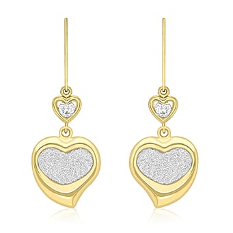 https://tjcuk.sirv.com/Products/71/5/7154562/9K-Yellow-Gold-3mm-Cubic-Zirconia-13mm-38.5mm-Stardust-Double-Heart-Ea_7154562.jpg?w=342&h=342