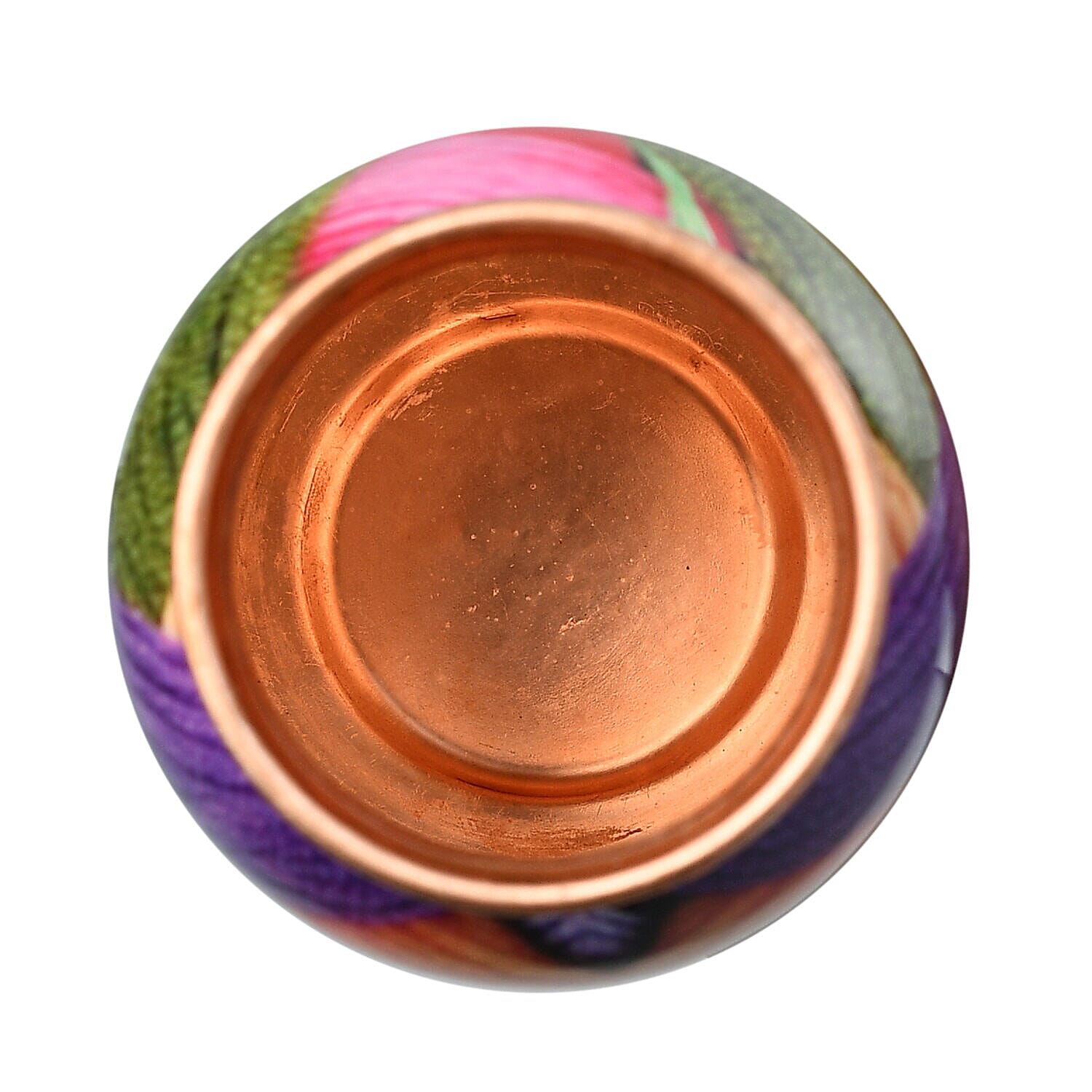 Abstract Print 100% Leak Proof Copper Bottle 900ml - Multi