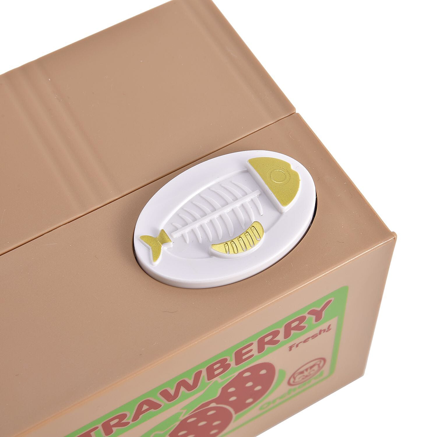Cat & Strawberry Pattern Coin Stealing Box