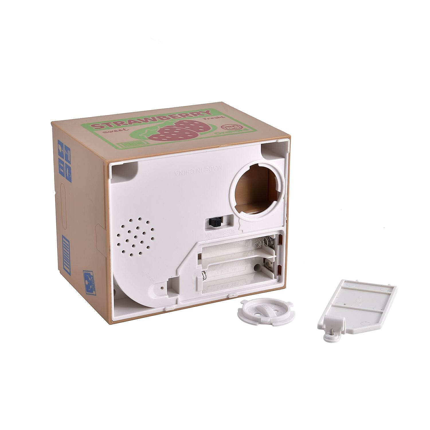 Cat & Strawberry Pattern Coin Stealing Box