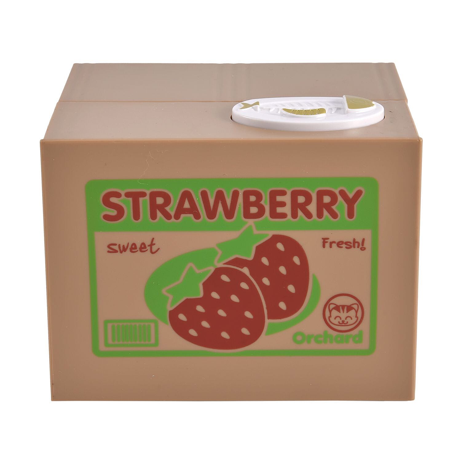 Cat & Strawberry Pattern Coin Stealing Box