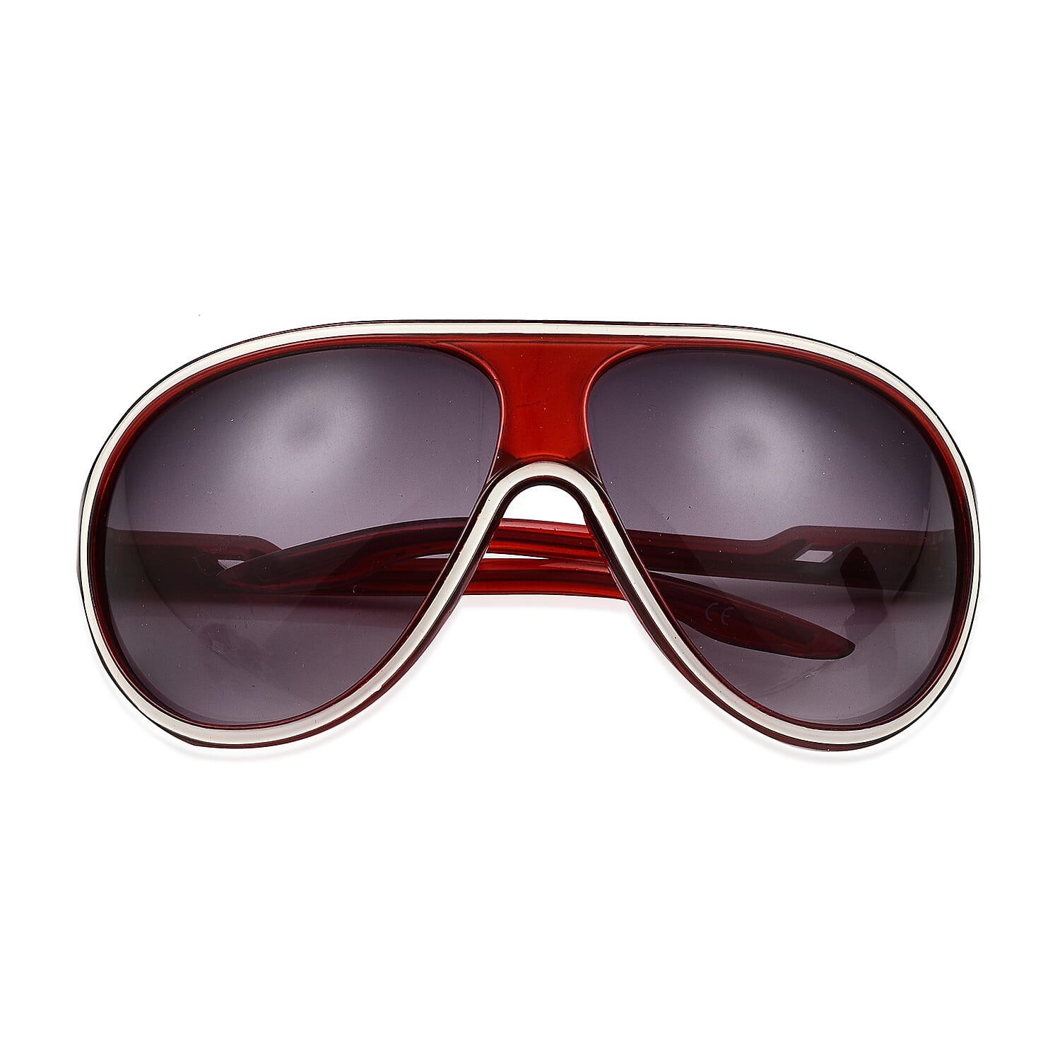 Deluxe Fashion Sunglasses UV400  - Burgundy